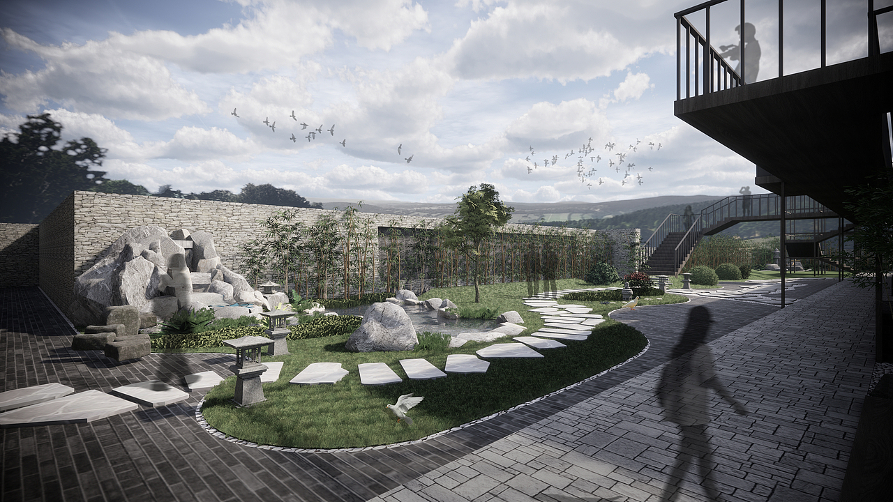 木活字印刷（非遗）展示空间庭院改造（图ZMjM1MTExMjQ4） - 景观设计 - 站酷设计师我是星星啊原创素材 - 站酷ZCOOL