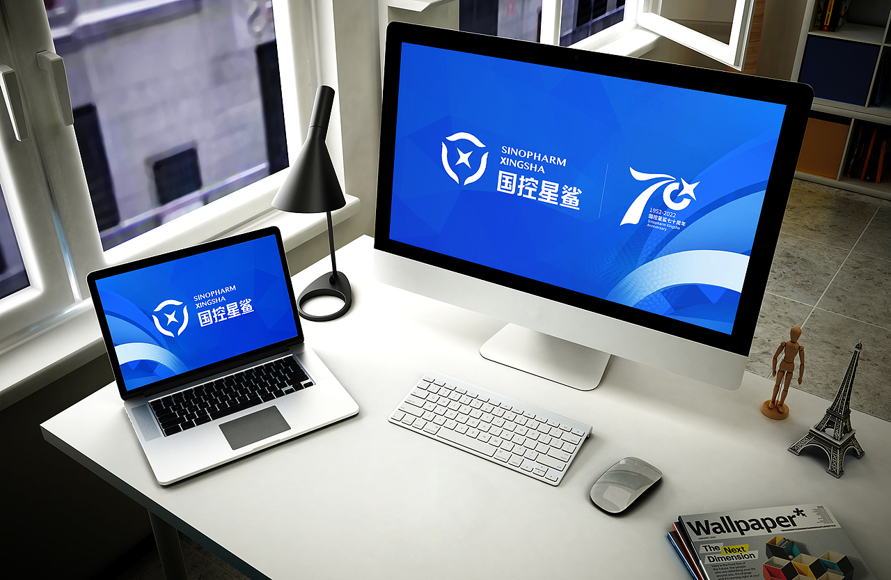 国控星鲨LOGO设计-凭星而来，鲨耀新生