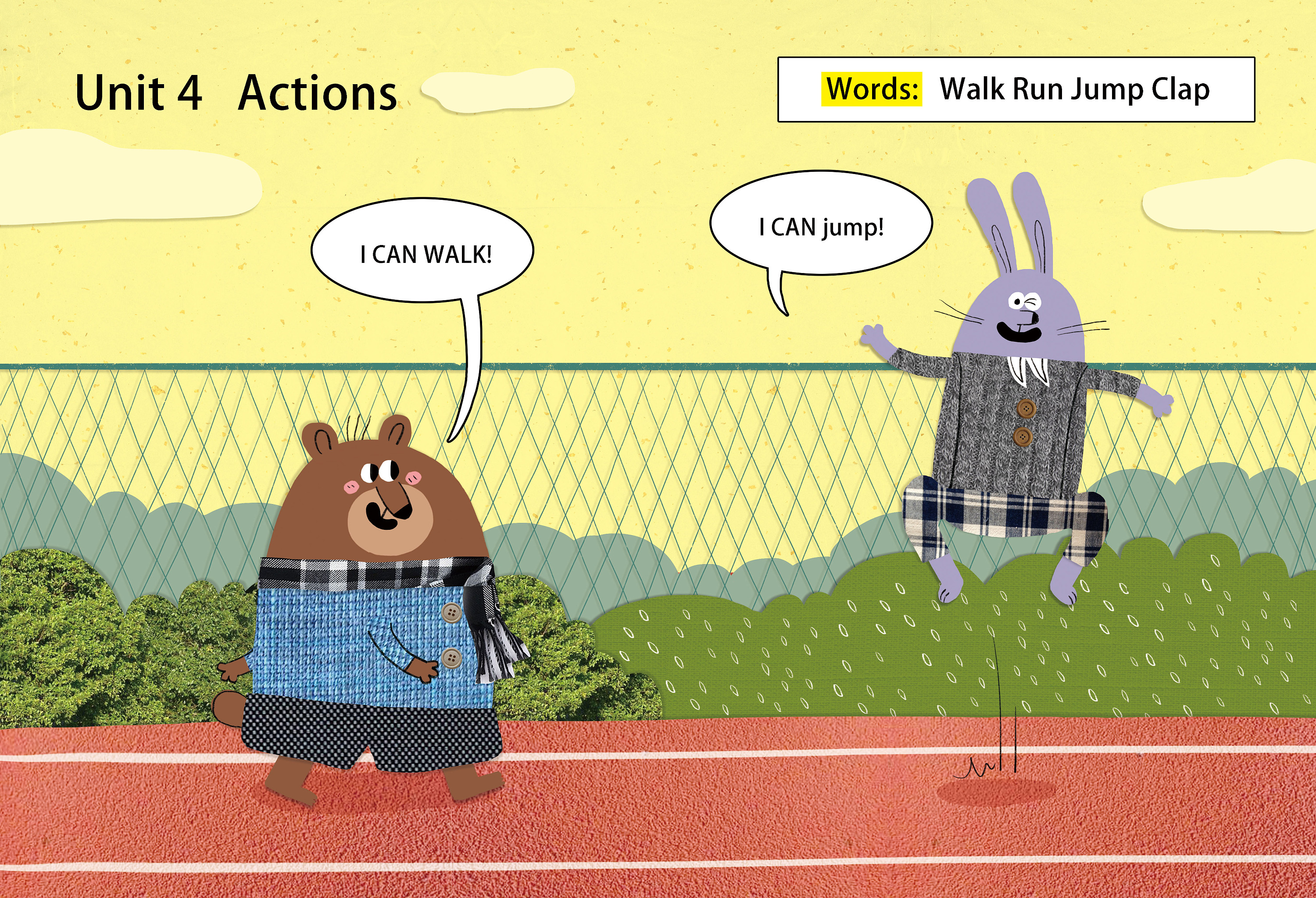 英语教材|插画|儿童插画|11点11在行动 - 原创作品 - 站酷 (zcool)