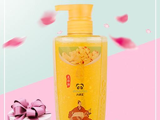 大蜗宝纯姜洗发露母亲节产品海报