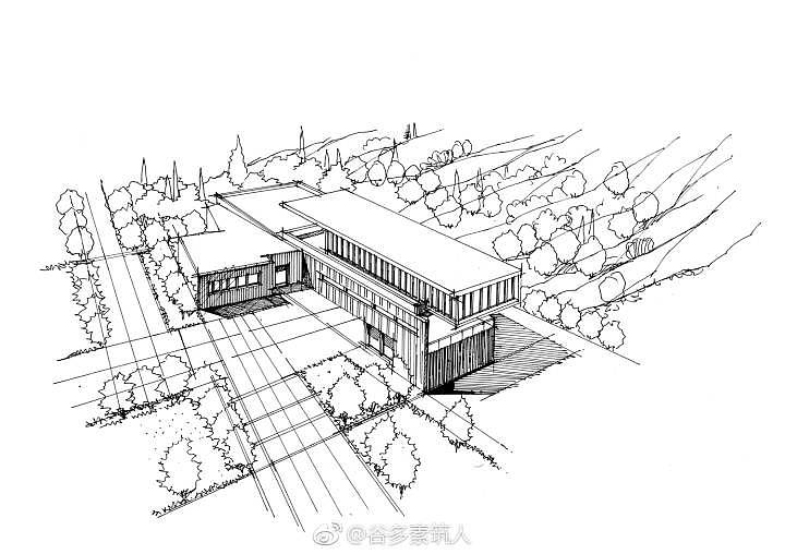 建筑鸟瞰图表现步骤