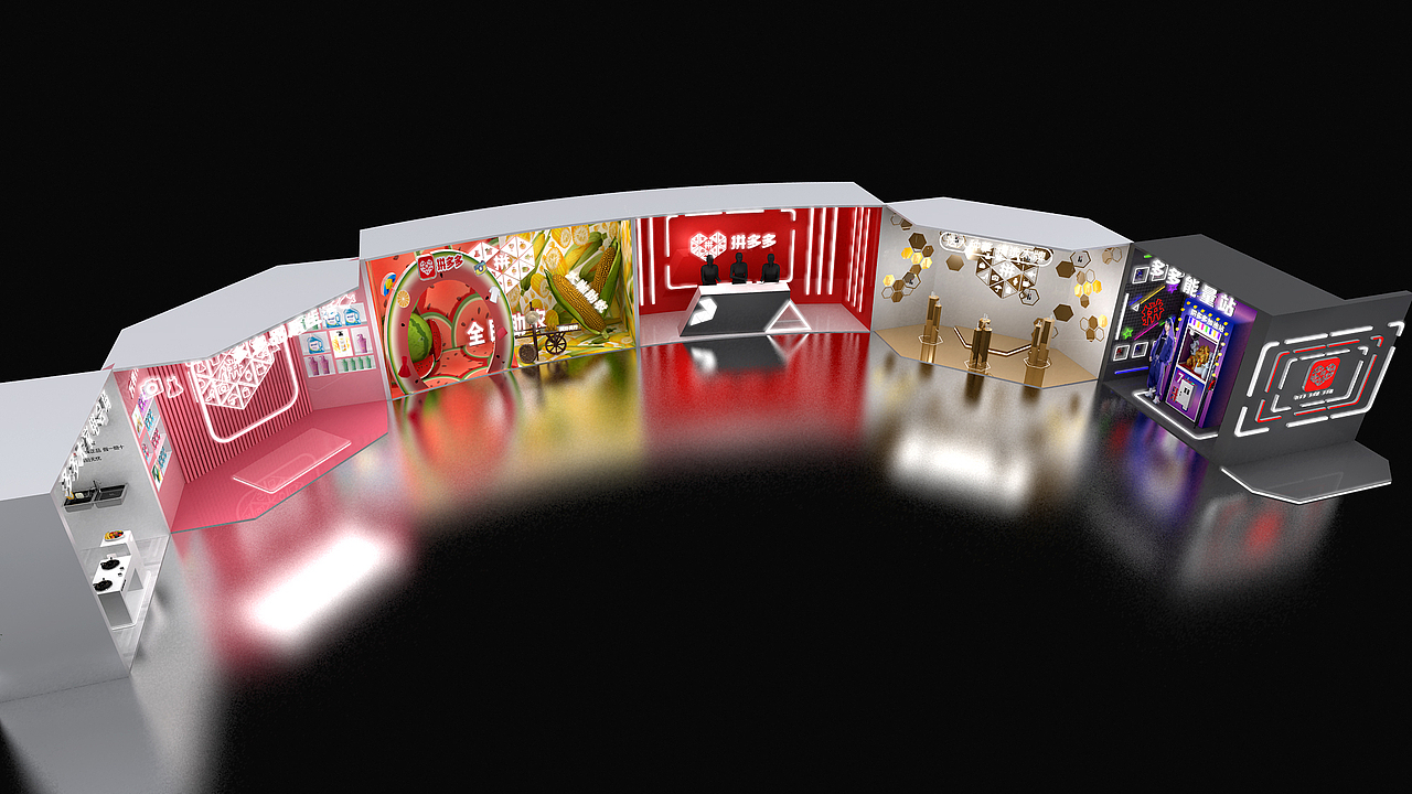 拼多多618直播间（图ZMjExNDEyOTk2） - 其他三维 - 站酷设计师木木夕T原创素材 - 站酷ZCOOL