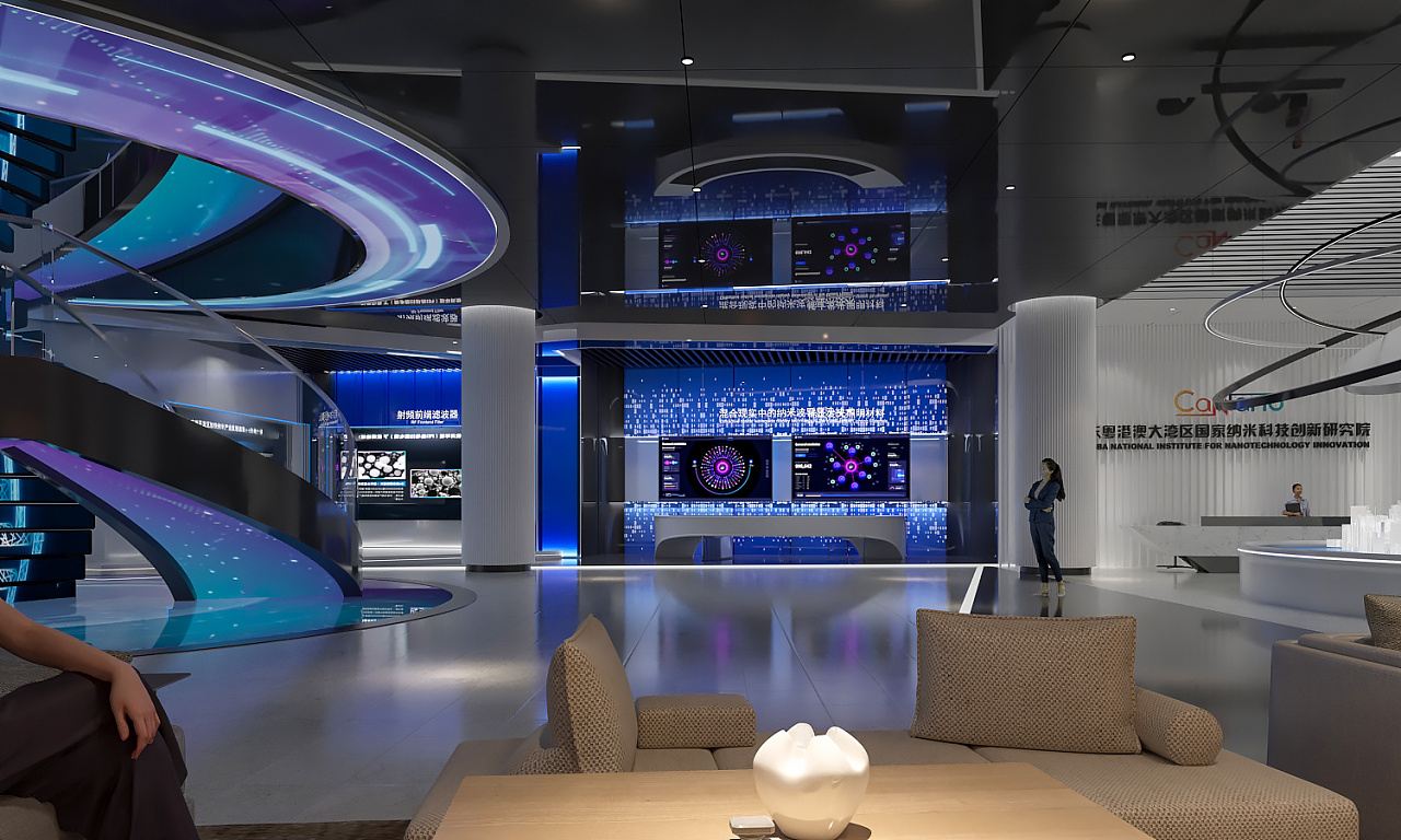 纳米科技展厅|空间|商业空间设计|seven丶0615 - 原创作品 - 站酷 (zc