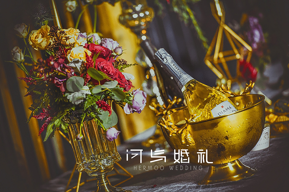 河马婚礼|个性婚礼(黑色+金色)
