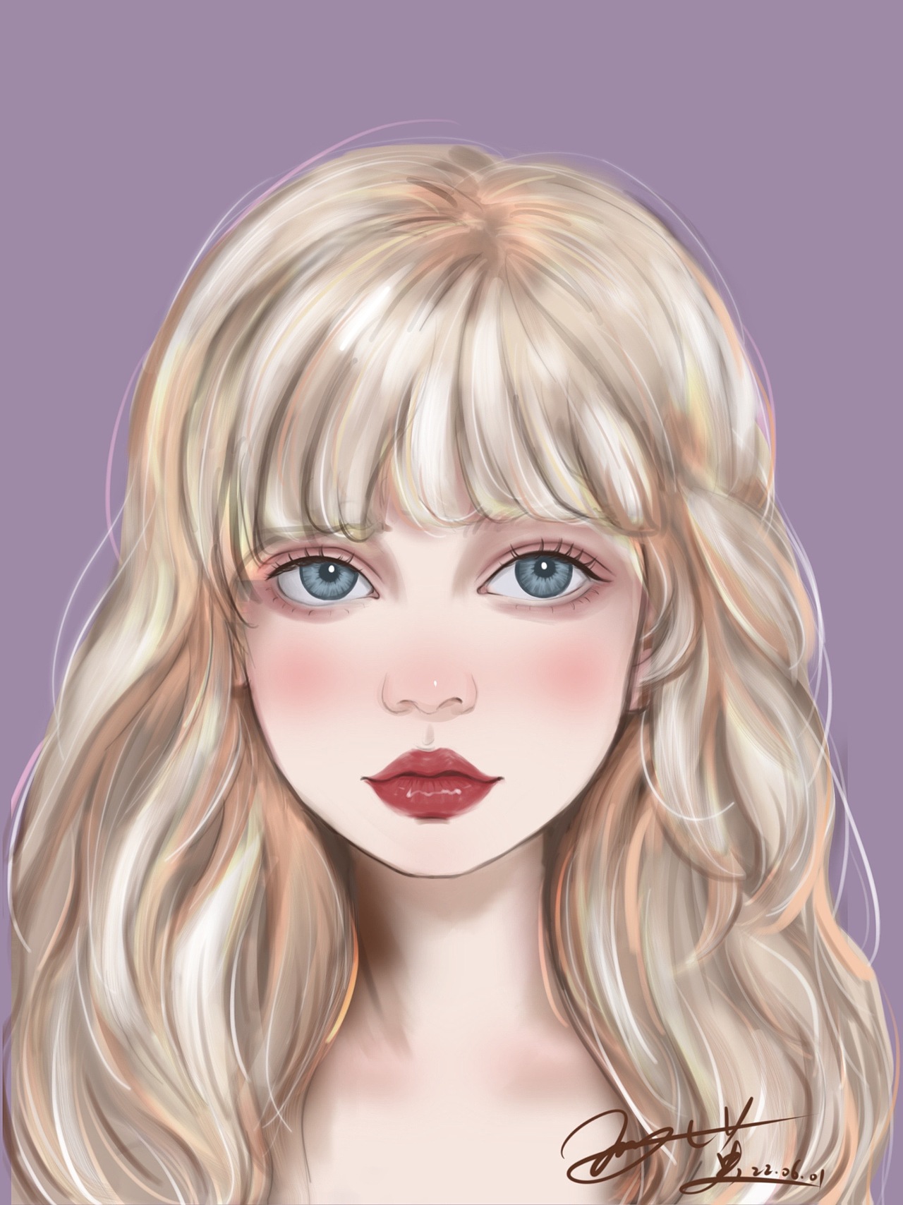 最近画的一些伪厚涂头像画,有进步吗?