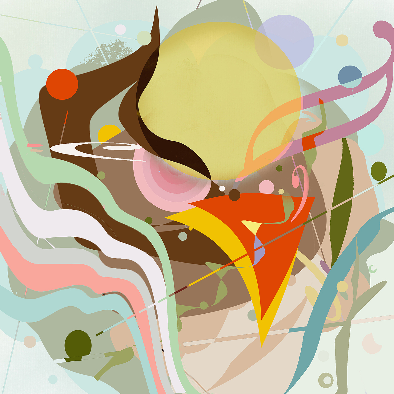 大一的热抽象练习作品（图ZMjQ2NjA3OTM2） - 创作习作 - 站酷设计师酥油小饼原创素材 - 站酷ZCOOL