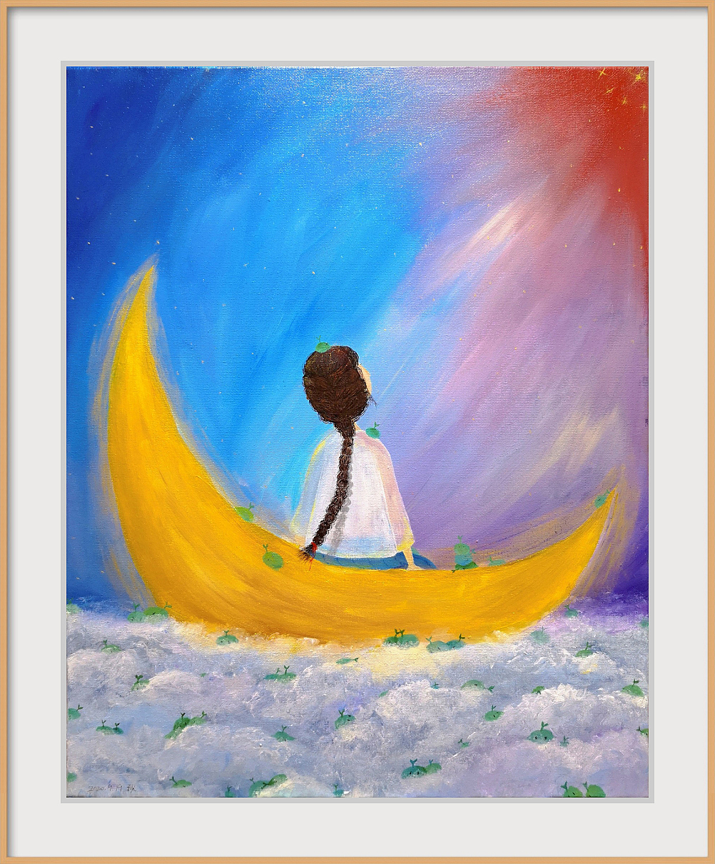 【庆国庆】布面丙烯画（图ZMjI1OTgwMzA0） - 创作习作 - 站酷设计师禾火Qiu原创素材 - 站酷ZCOOL