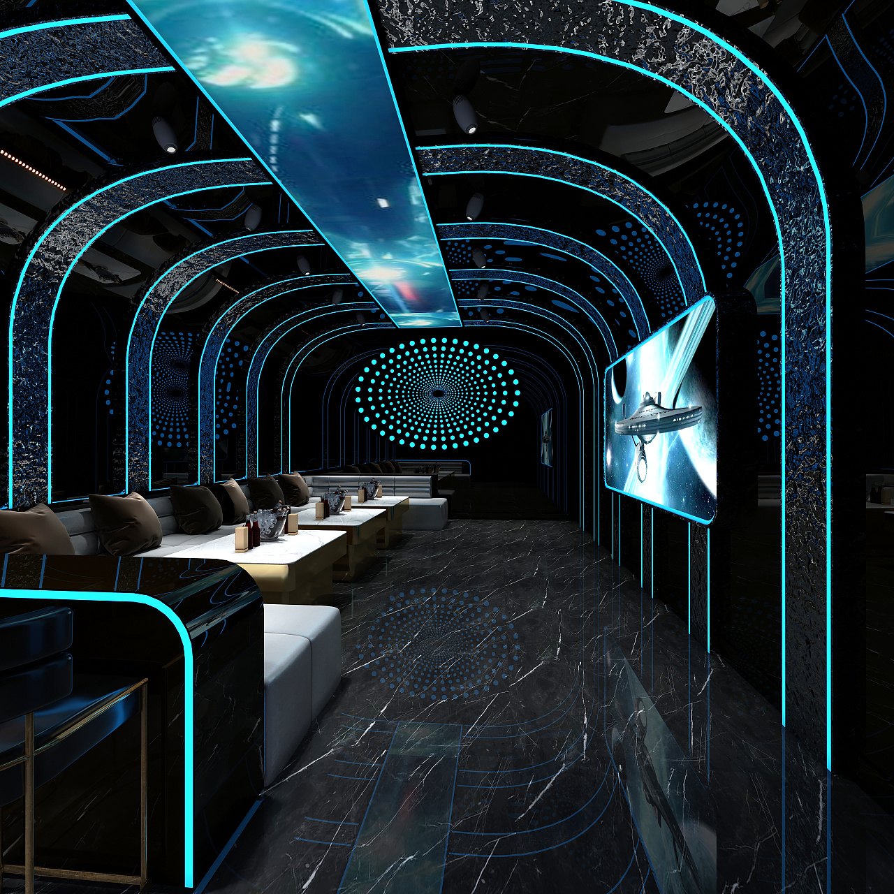 ktv太空舱|空间|商业空间设计|宸宸爸爸 - 原创作品 - 站酷 (zcool)