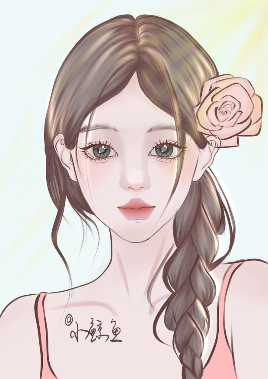 半厚涂，头像作品，200一张