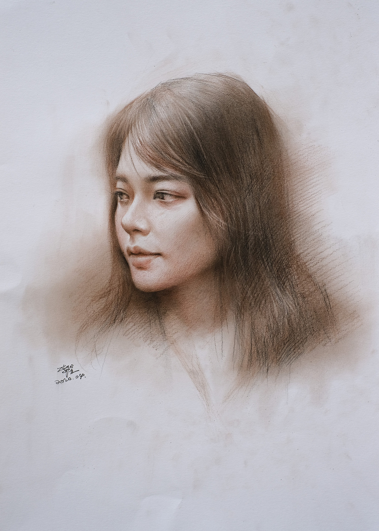 【棕色素描】一股浓浓的复古味