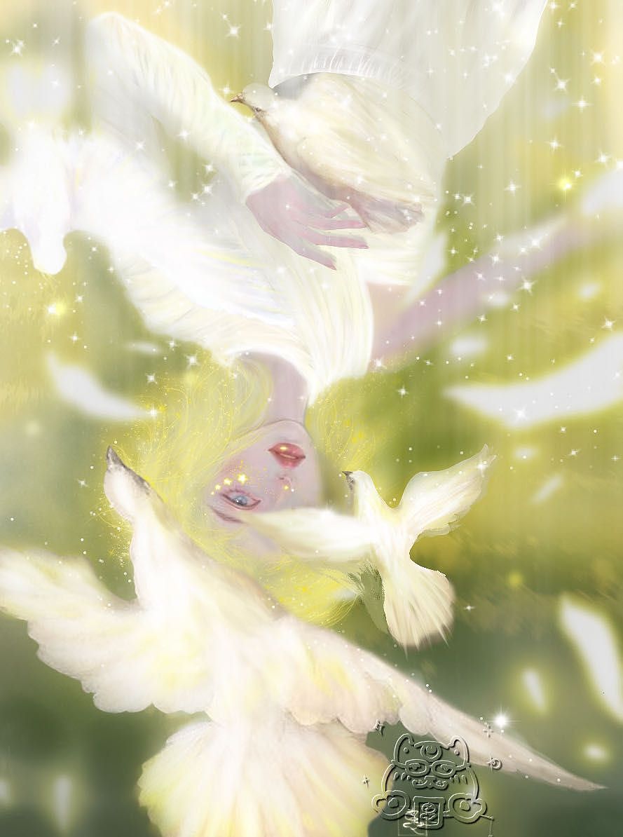 《春》系列作品（图ZMzUyOTg1MjQ4） - 艺术插画 - 站酷设计师Piccolina思原创素材 - 站酷ZCOOL
