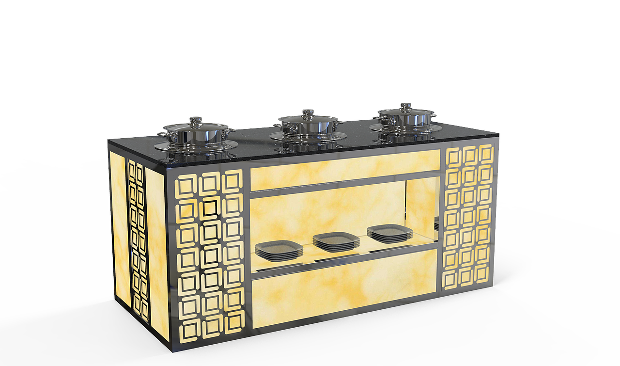 移动吧台车移动咖啡柜移动展示架双层古式木车