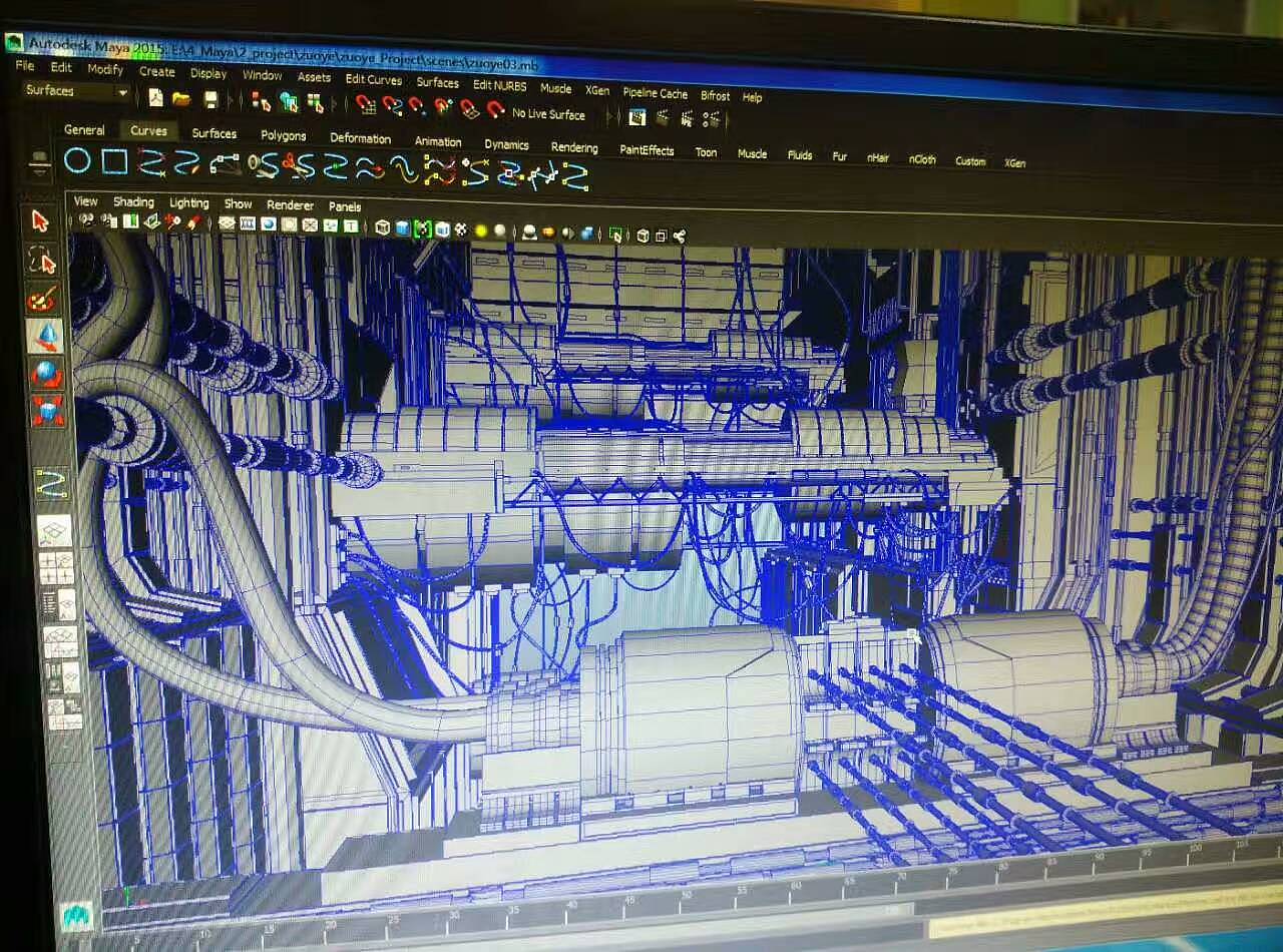 Maya科幻场景建模静帧练习（图ZODI4OTAyNjQ=） - 建筑/空间 - 站酷设计师TerrelFinn原创素材 - 站酷ZCOOL