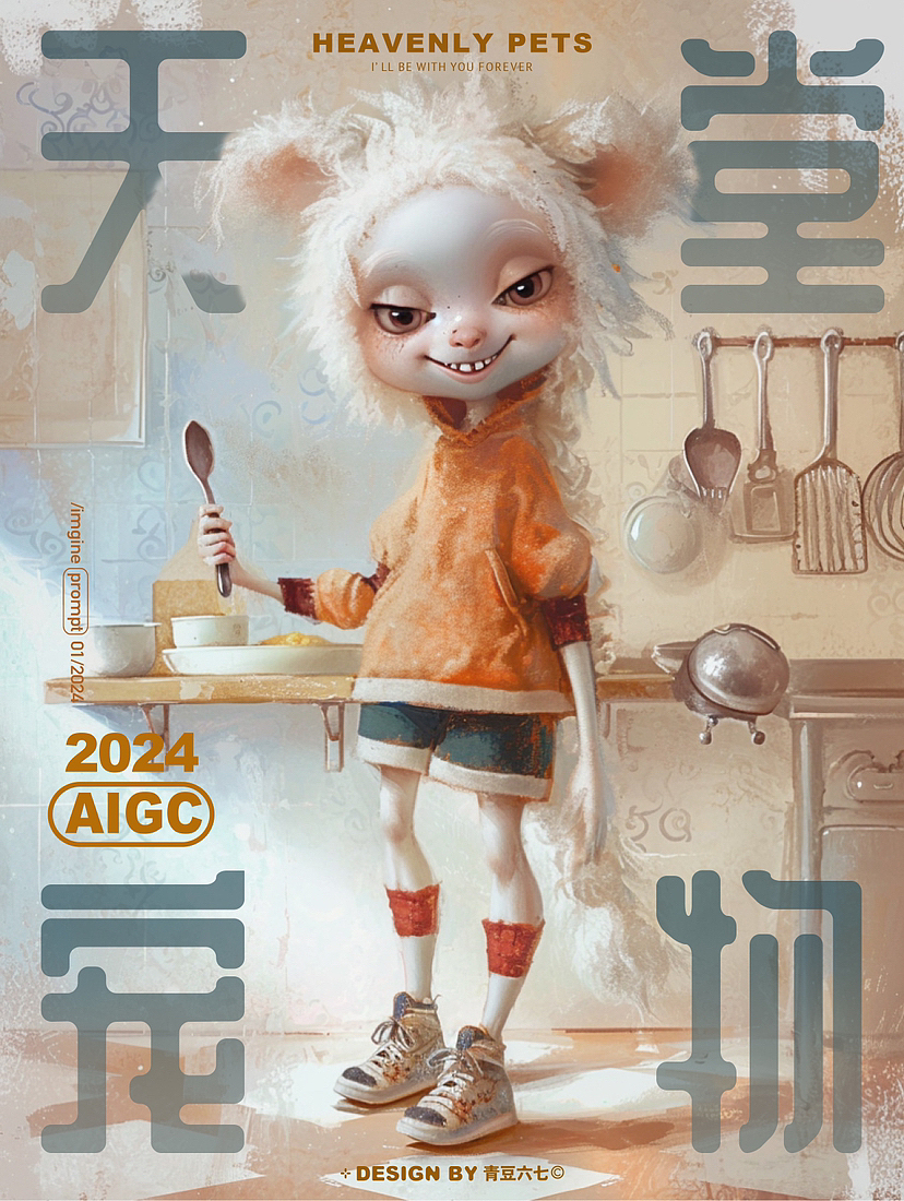 AIGC天堂宠物是精灵（图ZMzYwNDkxMTUy） - AI作品 - 站酷设计师LLQ柳青青原创素材 - 站酷ZCOOL