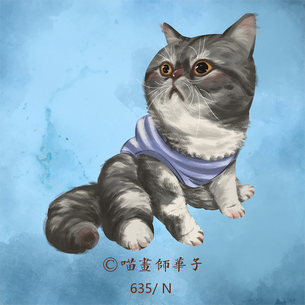 不断更日常画猫的275天（图ZMTk3ODk1NDYw） - 艺术插画 - 站酷设计师喵画师华子原创素材 - 站酷ZCOOL