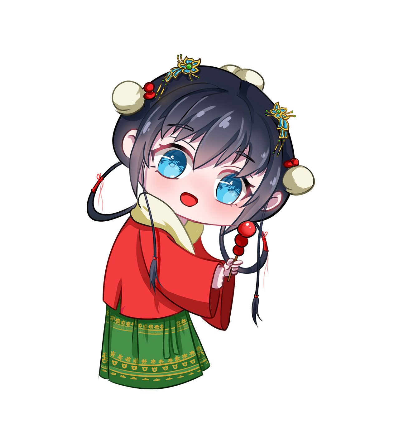 Q版人物（图ZMjg1MTk1ODg4） - 商业插画 - 站酷设计师古人诗_原创素材 - 站酷ZCOOL