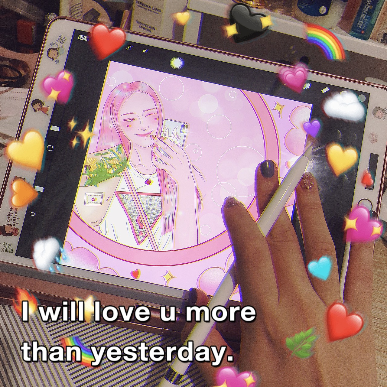 自画像（图ZMTg5MTI2NDI4） - 创作习作 - 站酷设计师申梦袁原创素材 - 站酷ZCOOL