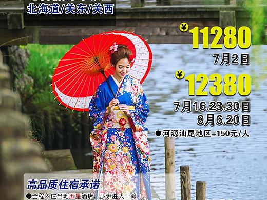 日本旅游系列海报