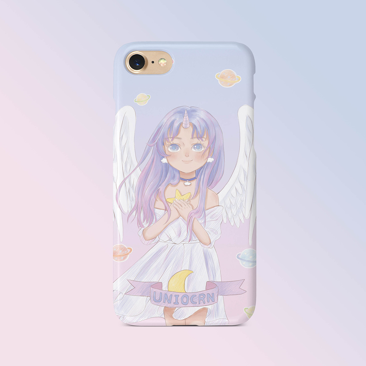 【几米橘子】梦幻独角兽少女手机壳（图ZMTMzMTk3MzQw） - 商业插画 - 站酷设计师用户名Ying原创素材 - 站酷ZCOOL