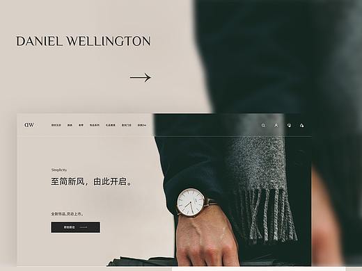 2021年·网页设计第二弹·DW手表页面