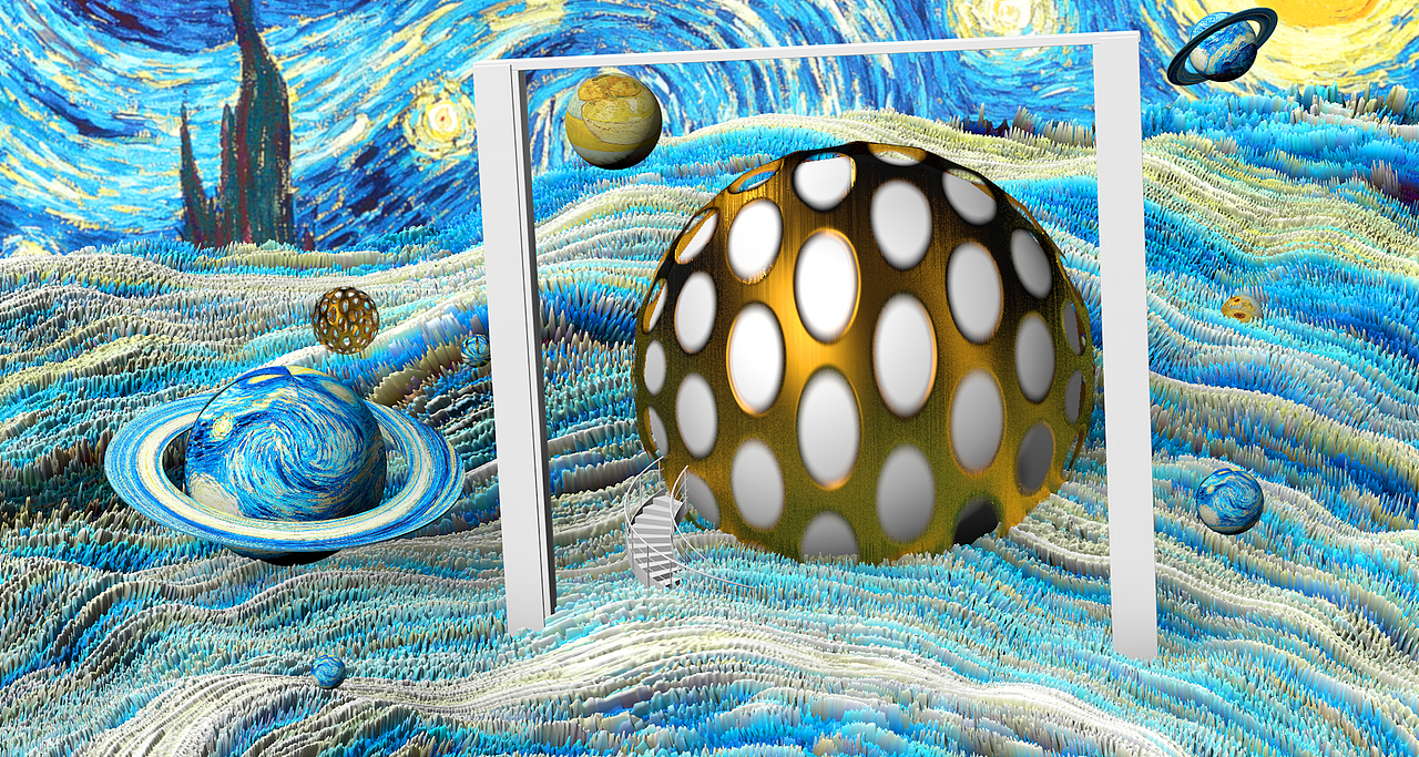 C4D练习之迷失在浩瀚星辰（图ZMTMxMDg5Mjk2） - 场景 - 站酷设计师文道洛月月原创素材 - 站酷ZCOOL