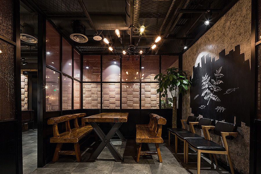 餐饮空间设计·冰城串吧北京店（图ZNjU3NzA4Mjg=） - 家装设计 - 站酷设计师华空间设计原创素材 - 站酷ZCOOL