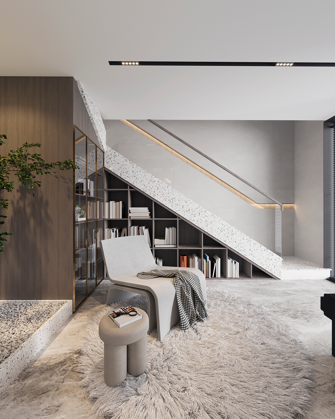 复试挑空效果图