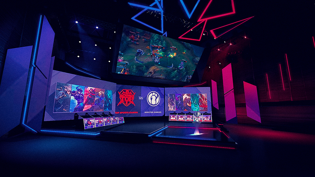 LPL上海主会场比赛厅（图ZMjUwMDY4ODg4） - 舞台美术 - 站酷设计师guqifan945原创素材 - 站酷ZCOOL