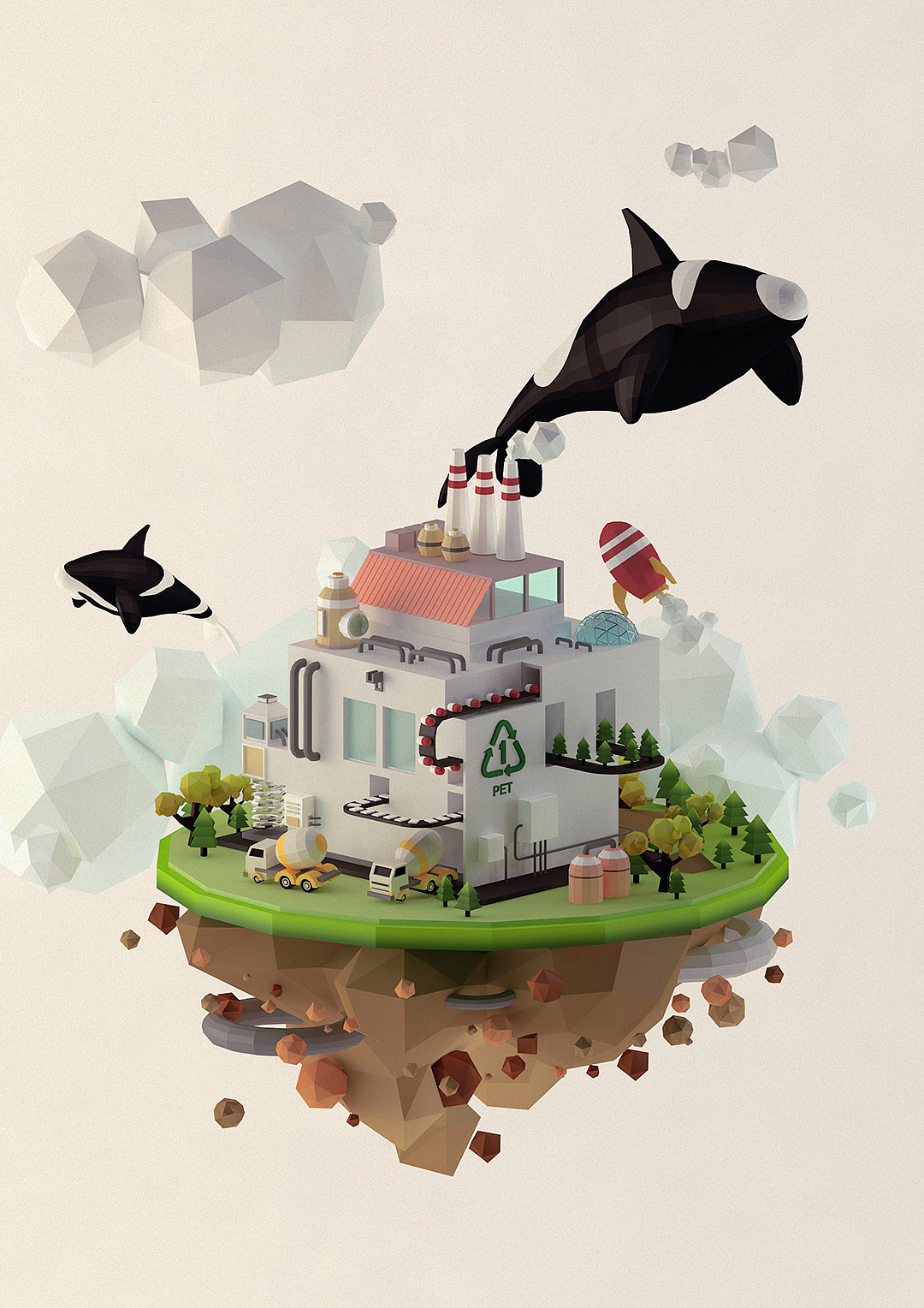 C4D作品集合（图ZOTY5NDc4Njg=） - 其他三维 - 站酷设计师王比利原创素材 - 站酷ZCOOL