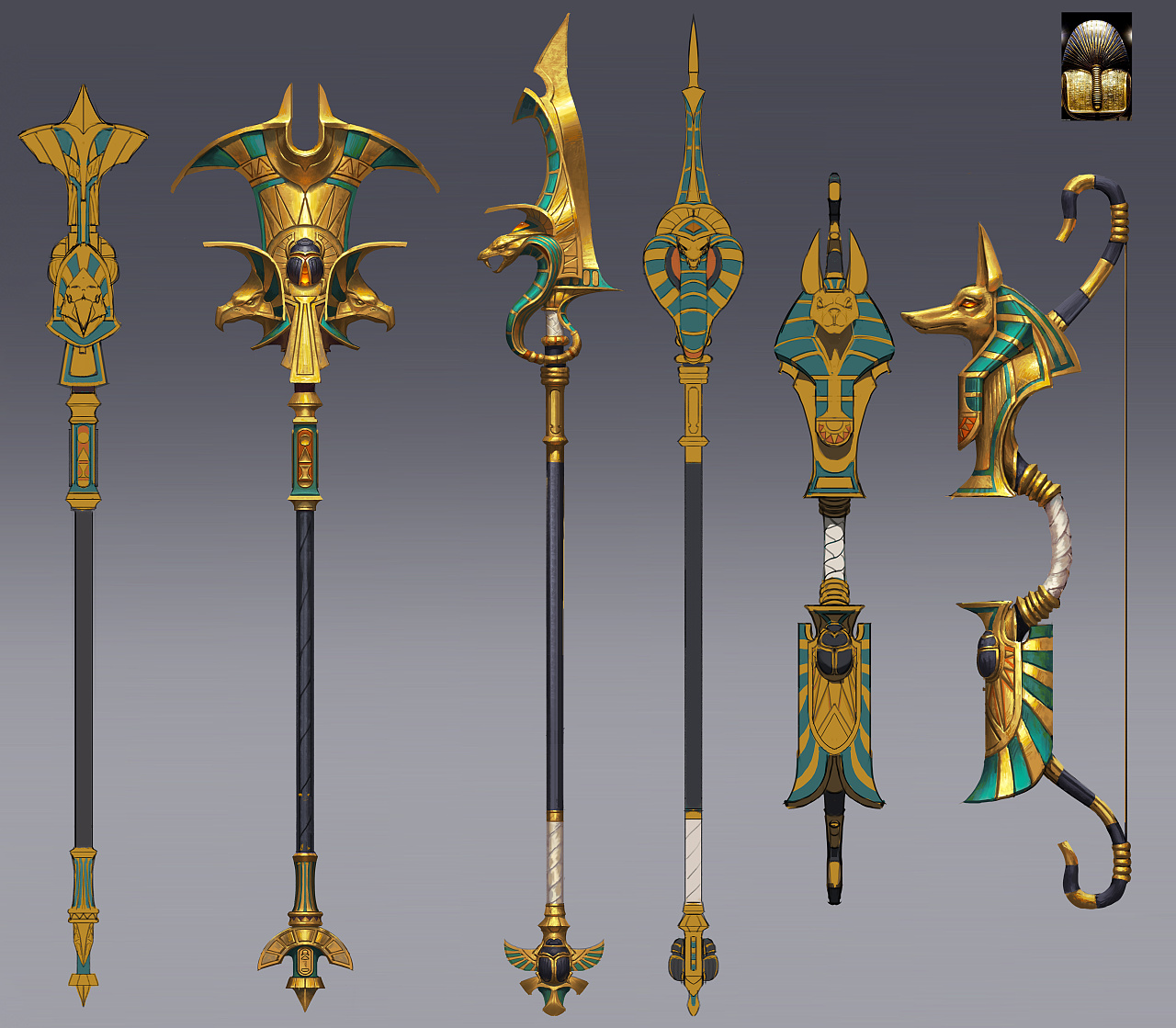 武器设定|插画|游戏原画|taian_10 - 原创作品 - 站酷 (zcool)