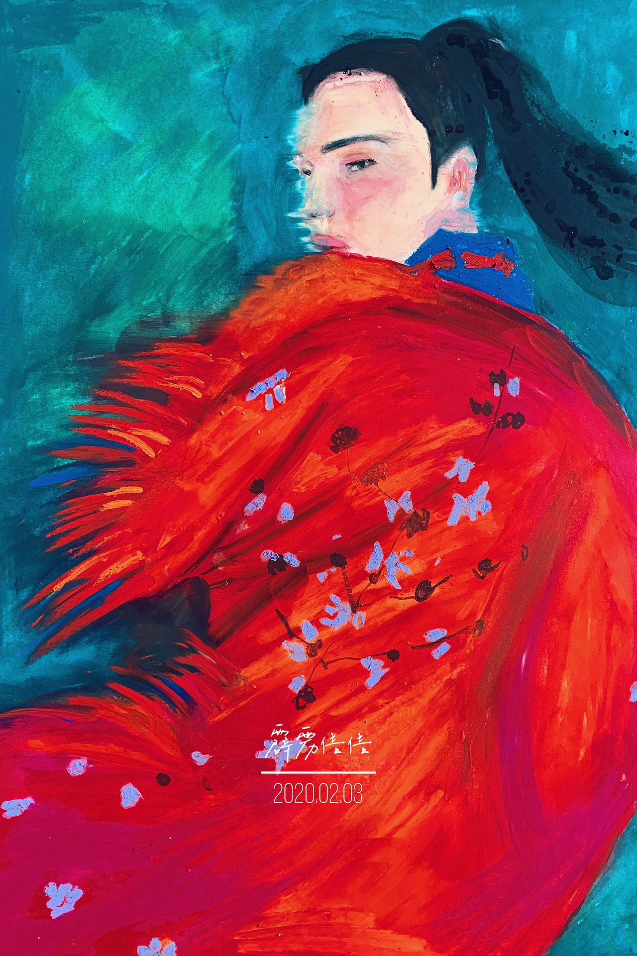 油画棒十面埋伏