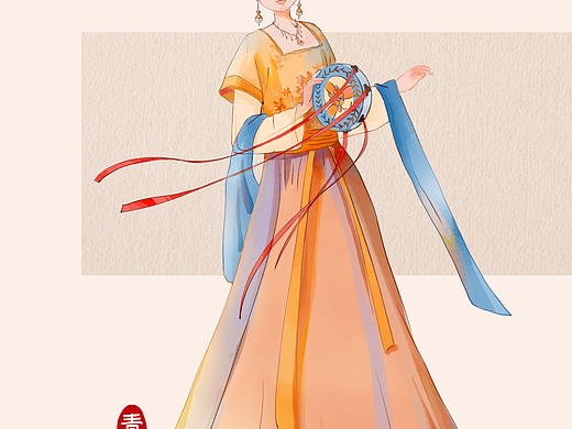 插画分享-服饰之美-汉服