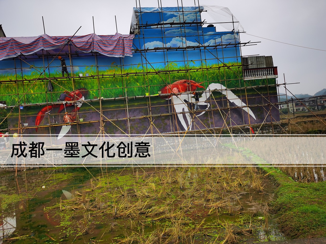 新农村墙绘（图ZMjk1NTgyNjEy） - 绘画 - 站酷设计师墙绘壁画原创素材 - 站酷ZCOOL