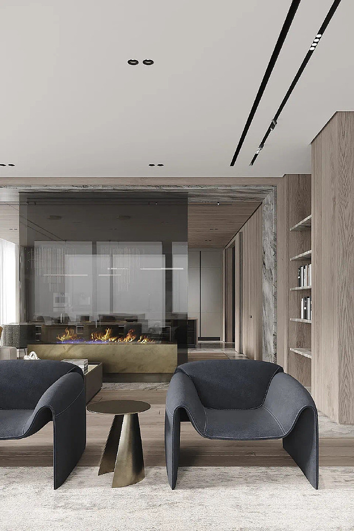 288㎡大平层，简约高级的现代美学