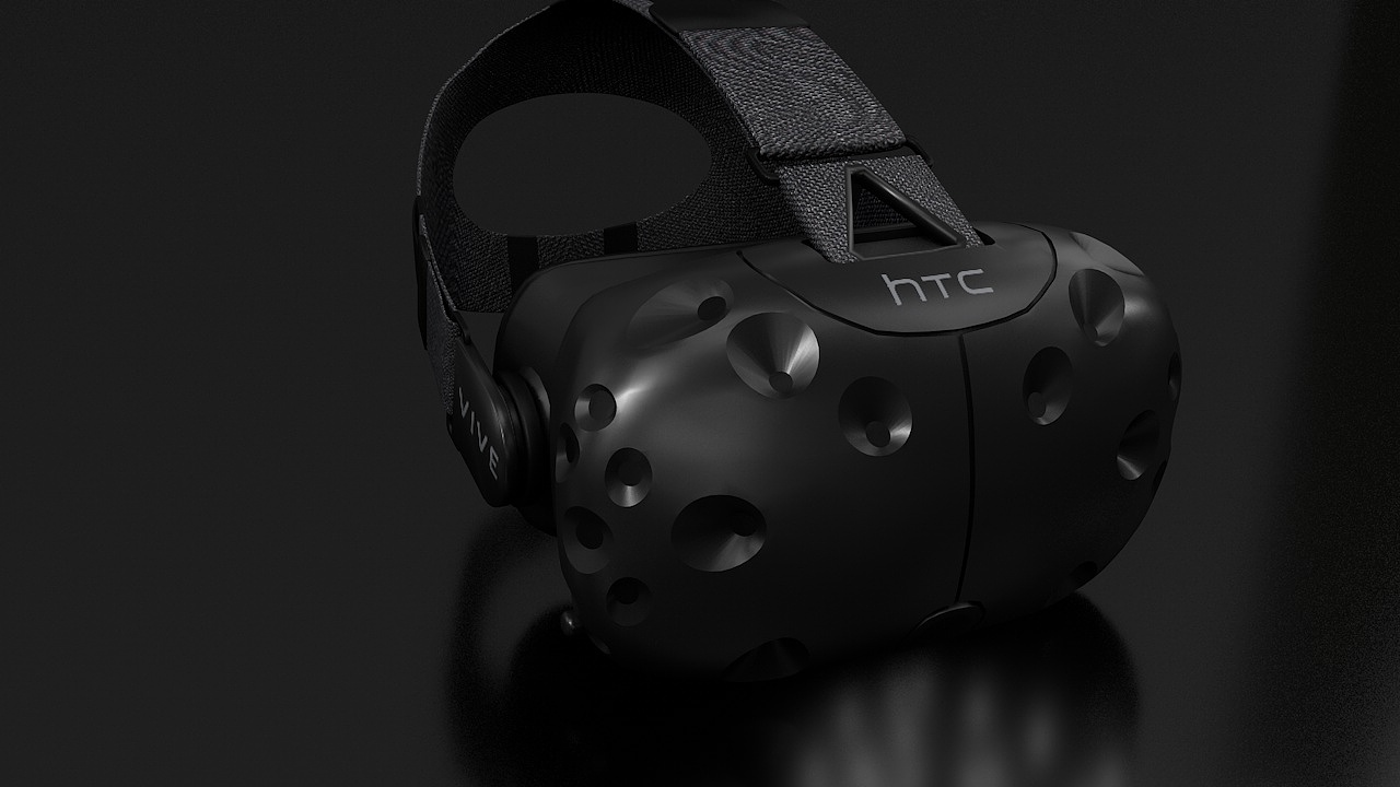 htc vive头盔渲染