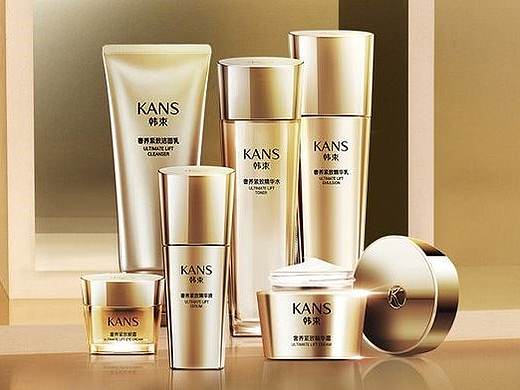 KANS韩束 白金系列美妆护肤品包装设计案例