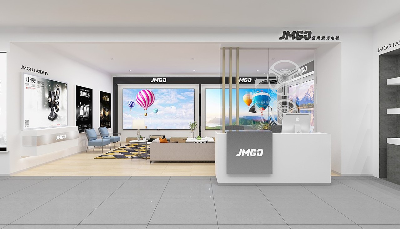 JMGO坚果激光电视线下门店设计案例