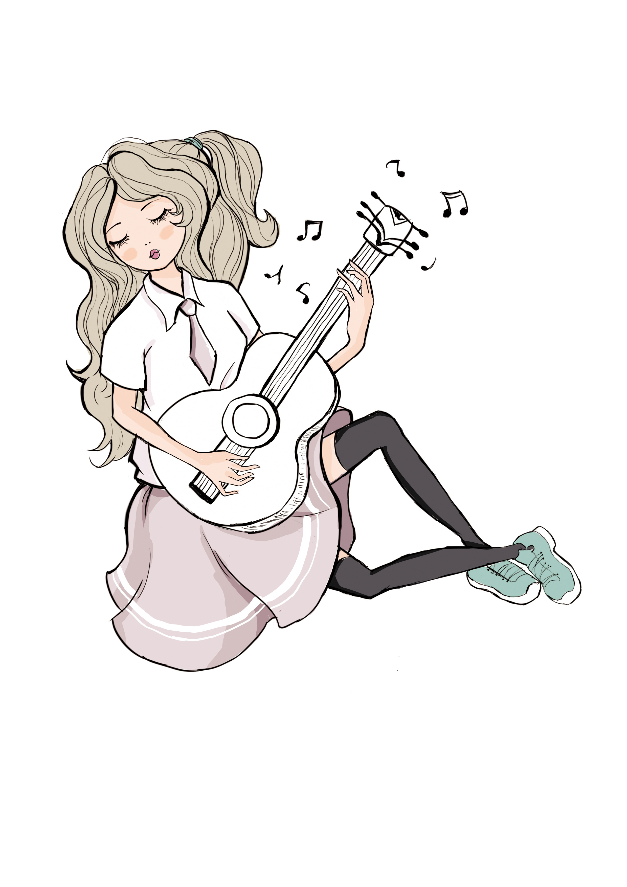 优酸乳《瘦小白》卡通人物形象设计