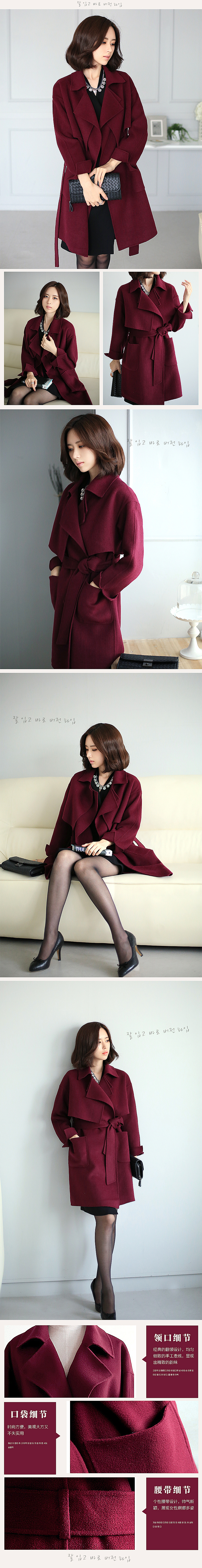 两款女士风衣详情