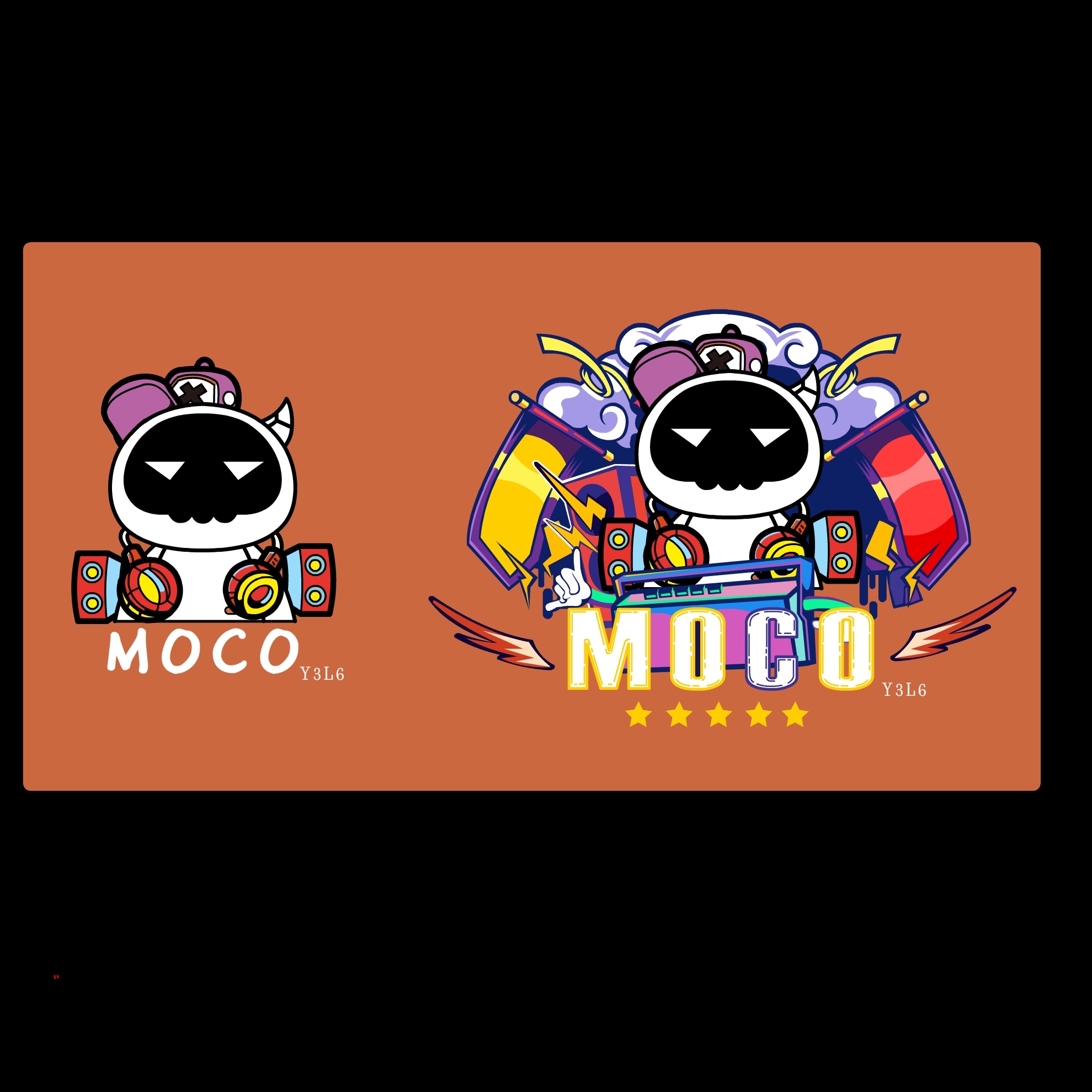 y3l6品牌-魔牛moco-表情包|动漫|网络表情|漫鱼动漫l洪志新 - 原创