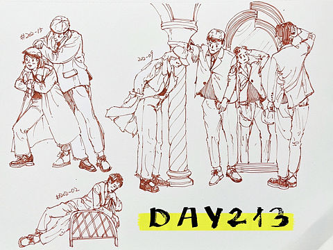 速写60天挑战第四次2023年3月到4月