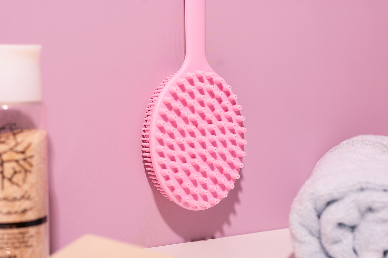 .微懒硅胶洗澡刷