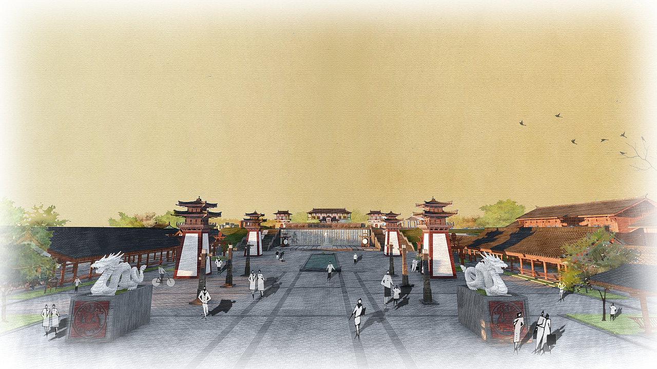 三国文化主题公园设计（图ZODQwNzA4OTY=） - 景观设计 - 站酷设计师Gemma菜菜原创素材 - 站酷ZCOOL