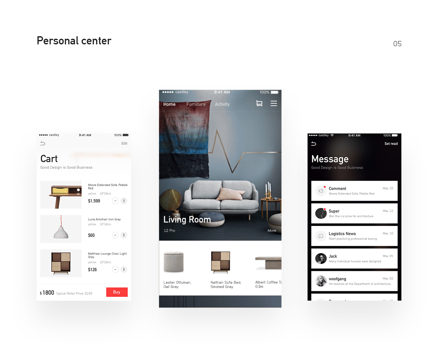Castlery App（图ZOTEzNTY1MjQ=） - APP界面 - 站酷设计师野草Super原创素材 - 站酷ZCOOL