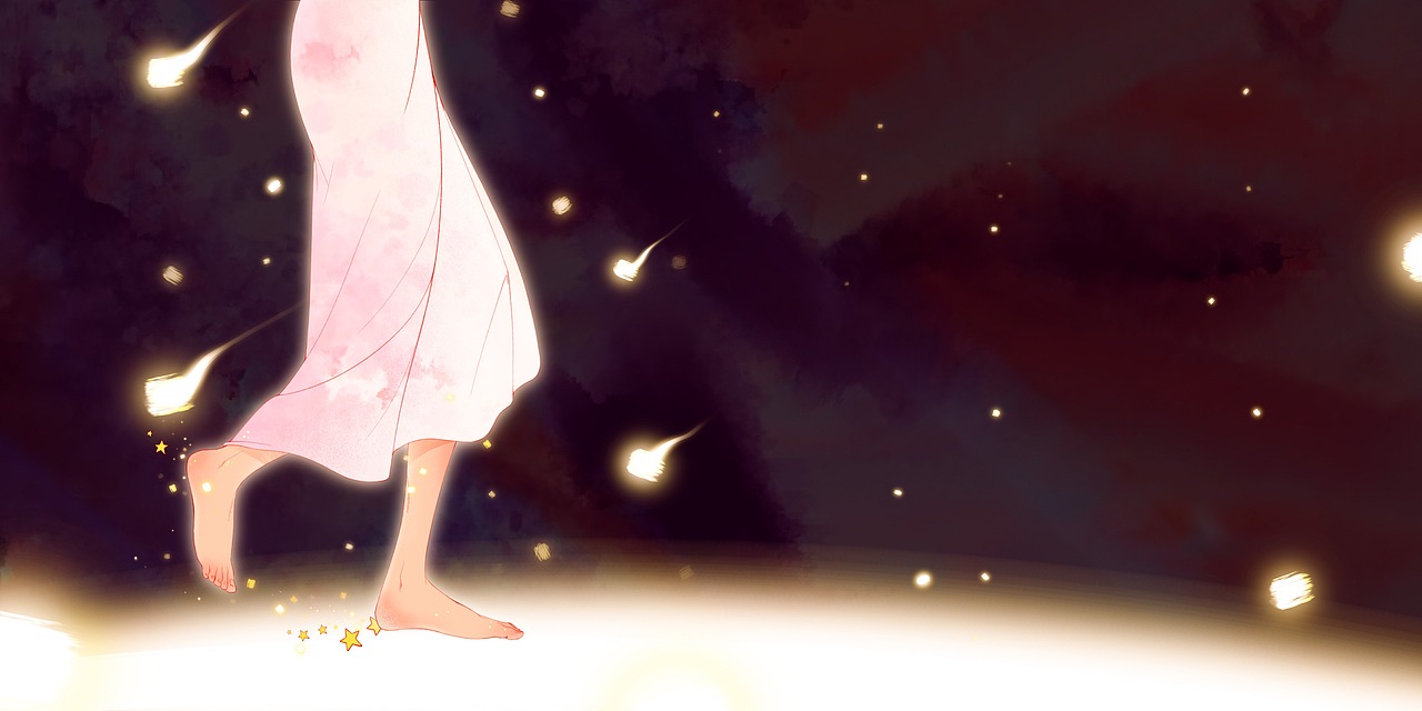 数不尽的流星在我身边划落