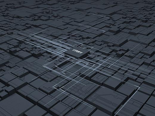 C4D&OC芯片渲染动画