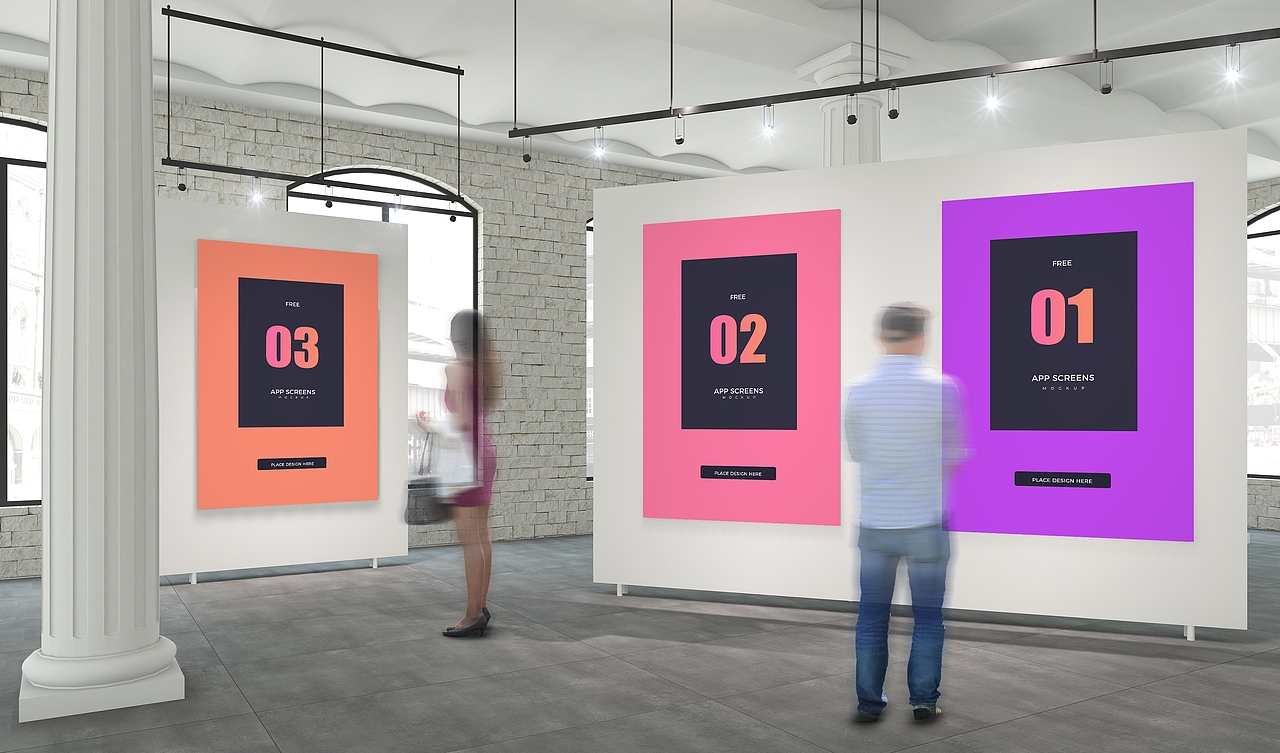 展会海报样机（图ZMjM4MjAyMDgw） - 海报 - 站酷设计师过稿素材原创素材 - 站酷ZCOOL
