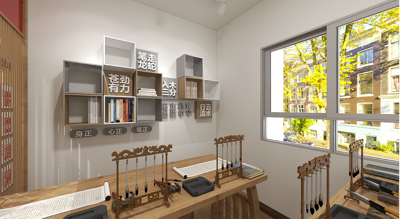 社区党建活动室 展厅