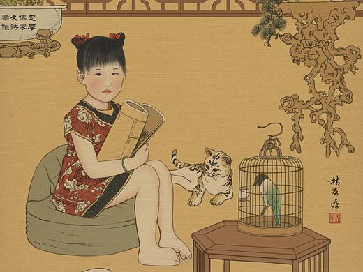 我女儿的画像