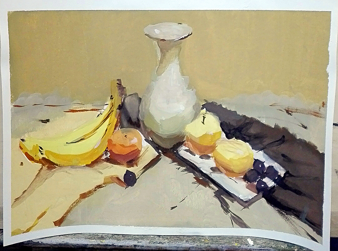 大二时的色彩作业